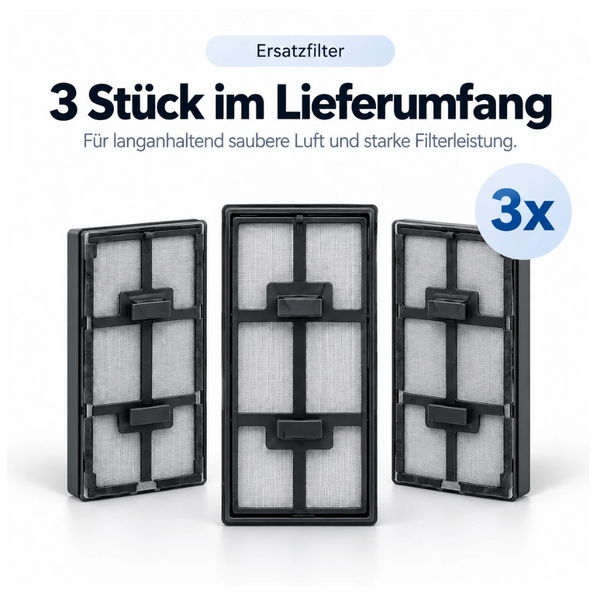 Nereva™ Ersatzfilter für Luna Saugroboter – 3er-Set