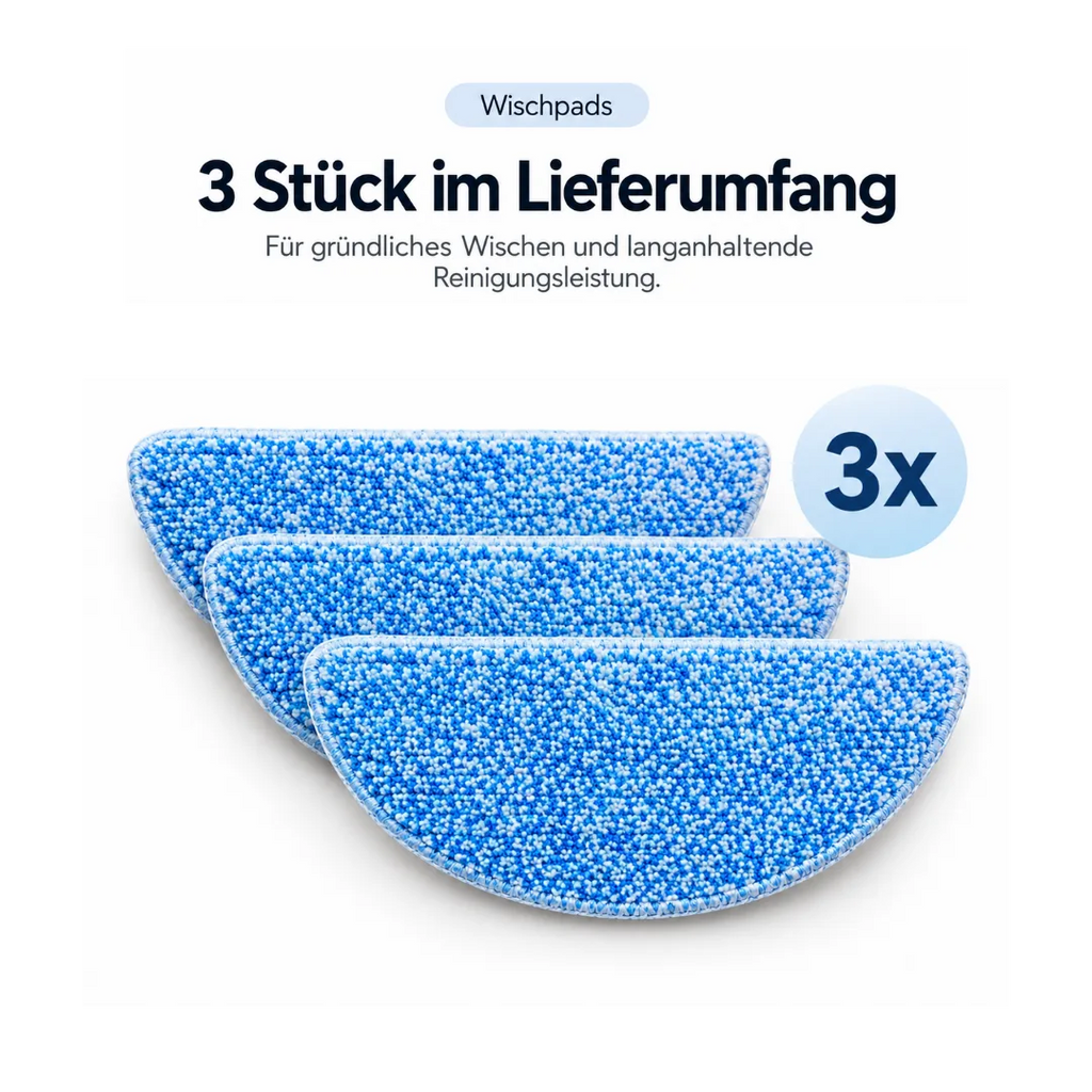 Nereva™ Wischtücher für Orbit Saugroboter – 3er-Set