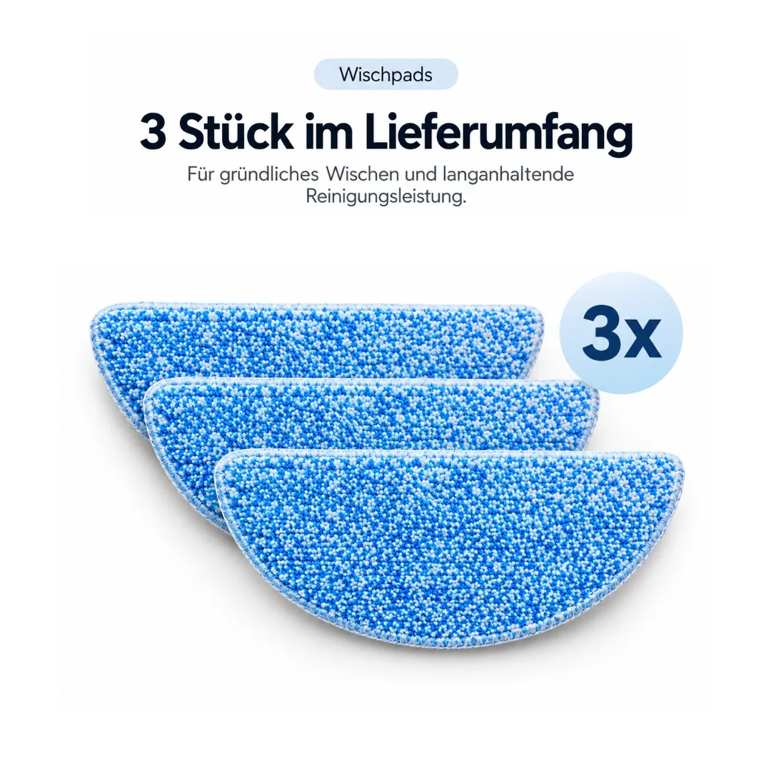 Nereva™ Wischtücher für Orbit Saugroboter – 3er-Set