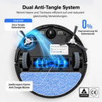 Nereva™ Orbit Saugroboter mit Wischfunktion und Laser-Navigation