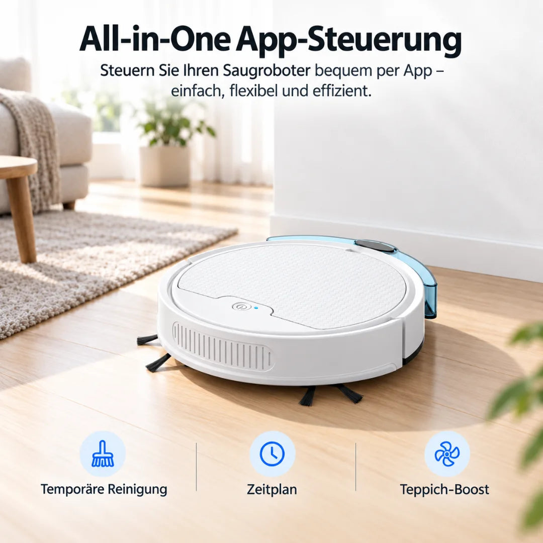 Nereva™ Luna Saugroboter mit Wischfunktion