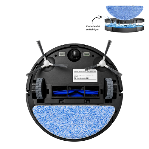 Nereva™ Orbit Saugroboter mit Wischfunktion und Laser-Navigation